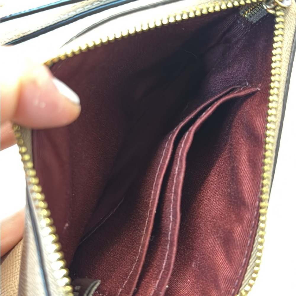Coach Beige Wristlet - Picture 2 of 3